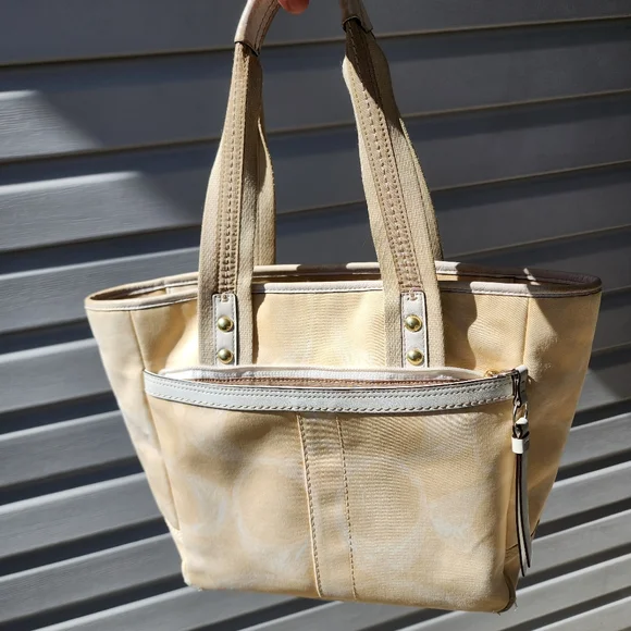 Coach Scribble Signature Cloth Bag - Picture 5 of 13